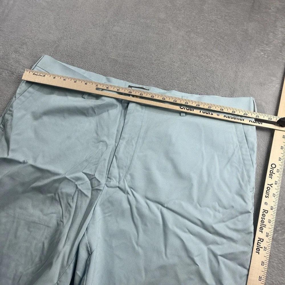 Peter Millar Shorts Men's 42 Pincord Salem Golf‎ Wicking Blue Casual Pockets
